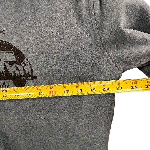 Patagonia Live Simply Gray Crewneck Sweatshirt Recycled Womens L Camping Outdoor - Picture 10 of 11